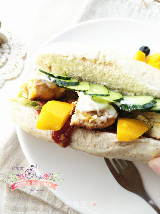 Mango Chicken Burger recipe