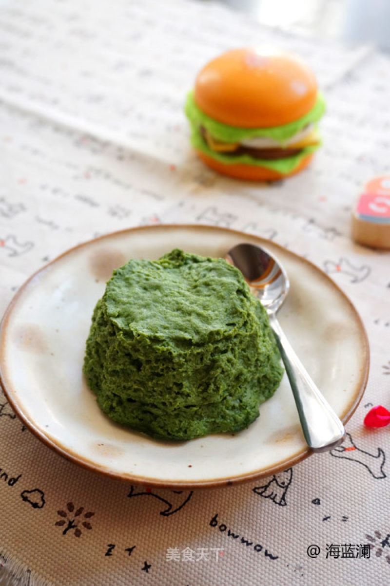 #aca烤明星大赛#spinach Pudding recipe