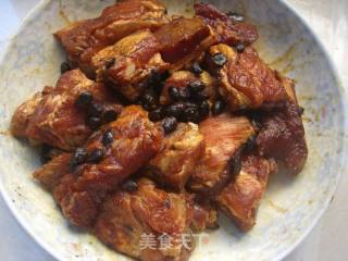 Steamed Gourd with Black Bean Pork Ribs recipe