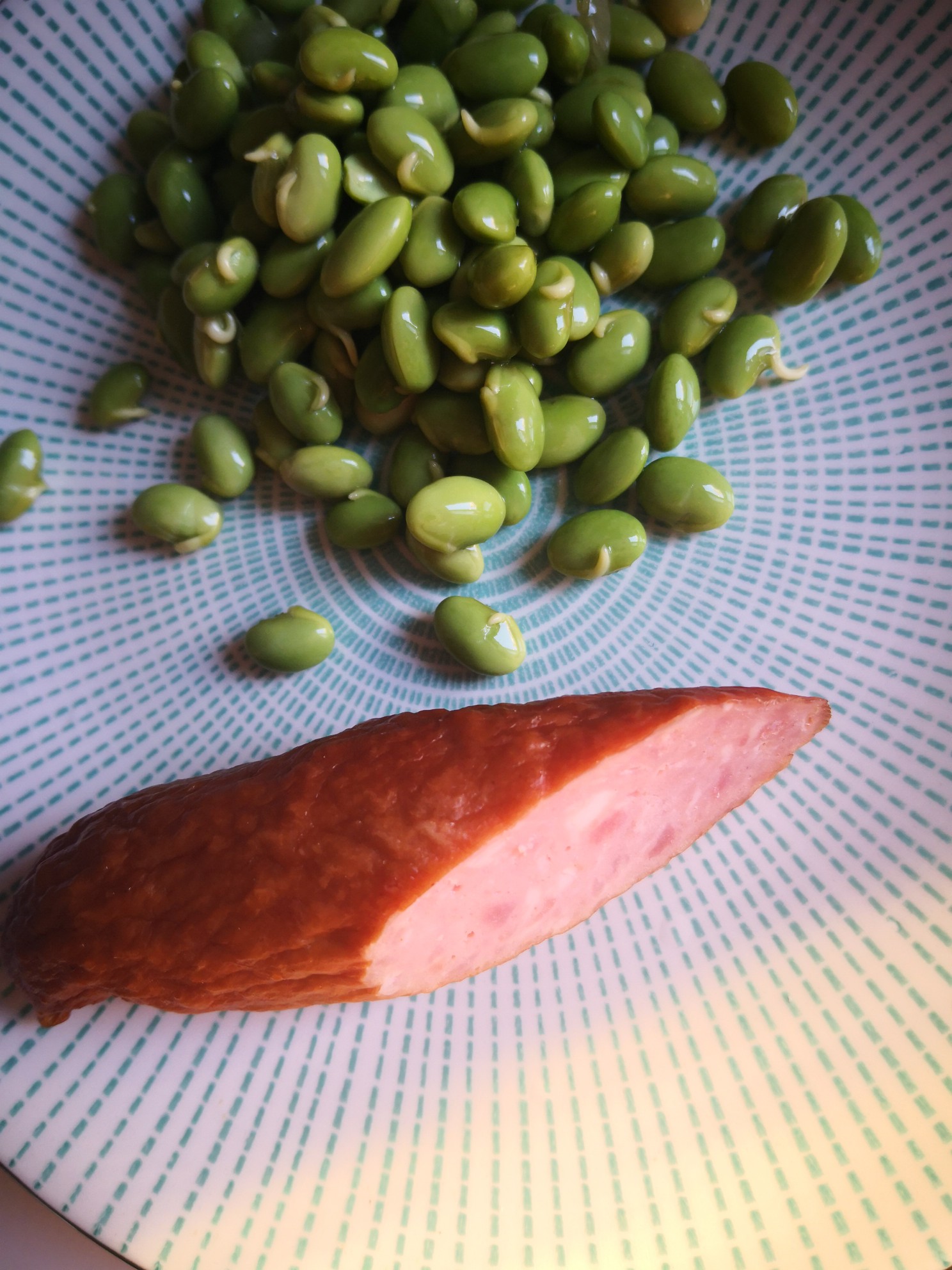 Stir-fried Green Beans with Sausage recipe