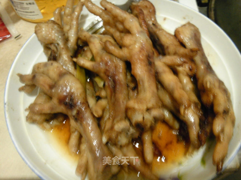 Salt Baked Chicken Feet recipe