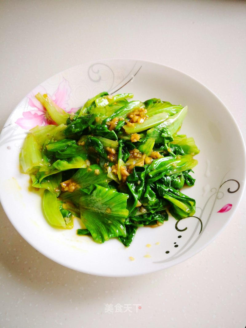 Lettuce in Oyster Sauce recipe