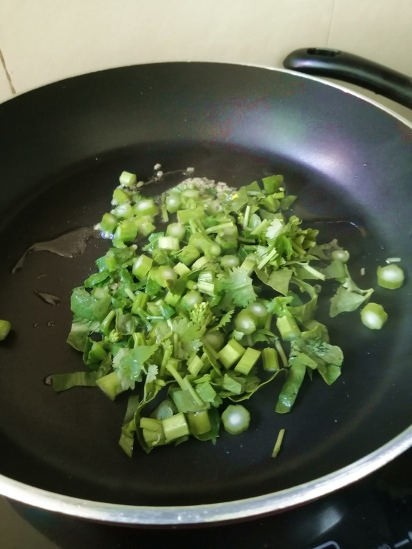 Roasted Sausage and Choy Heart Fried Rice recipe