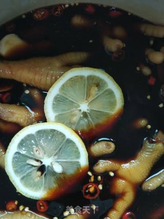 Chicken Feet in Vinegar Lemon recipe