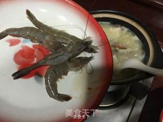 Creamy Crab, Prawns and Fish Head Congee recipe