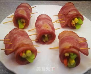 Bacon Vegetable Roll recipe