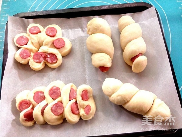 Ham Sausage Bread recipe