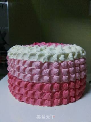 # Fourth Baking Contest and is Love to Eat# Gradient Cream Cake recipe
