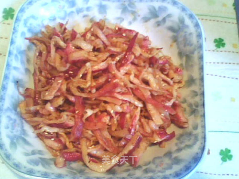 Learn to Cook for The First Time-crunchy Dried Radish recipe