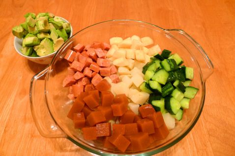 Vegetable and Fruit Salad recipe