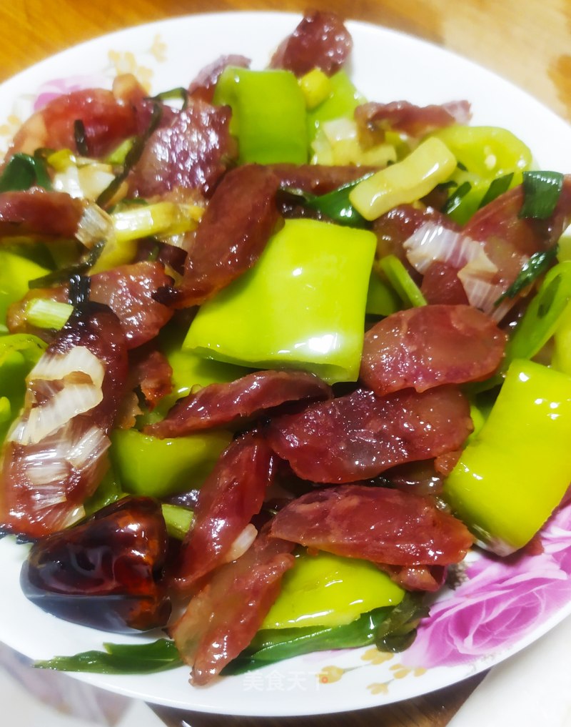 Sausage Stir-fried Peppers recipe