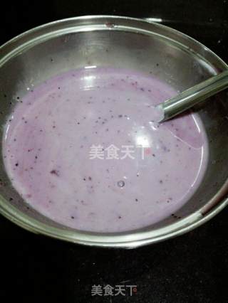 Blueberry Yogurt Mousse Snowy Mooncakes recipe