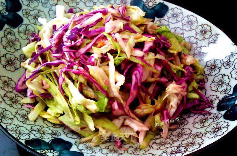 Lettuce and Purple Cabbage recipe