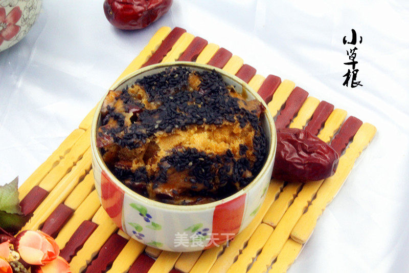 Sweet and Soft, Simple Brown Sugar and Red Dates Small Bowl Cake recipe