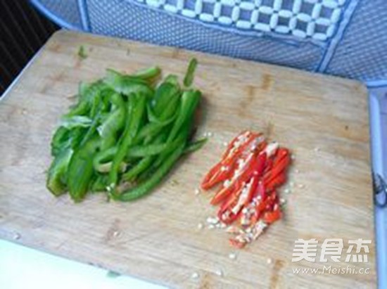 Stir-fried Lentils with Green and Red Peppers recipe