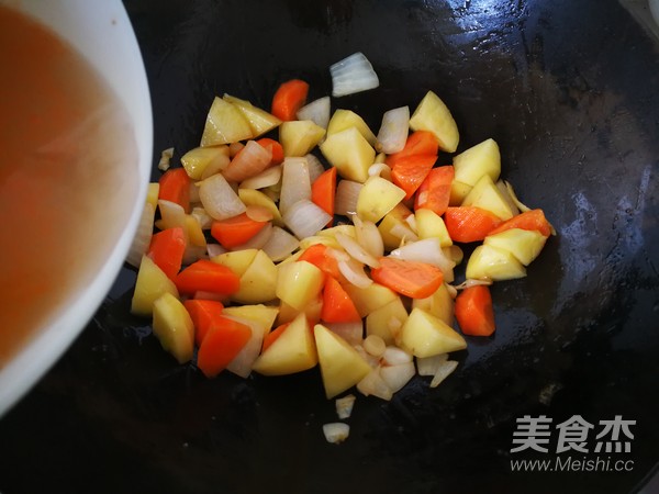 Curry Meatballs and Potato Risotto recipe