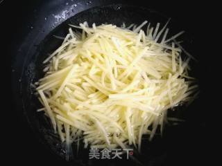 Potato Shreds Mixed with Fungus recipe