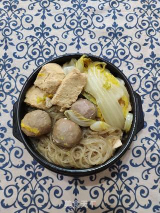 Frozen Tofu Stewed Baby Vegetables recipe
