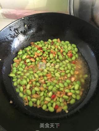 Green Peas and Dried Radish recipe