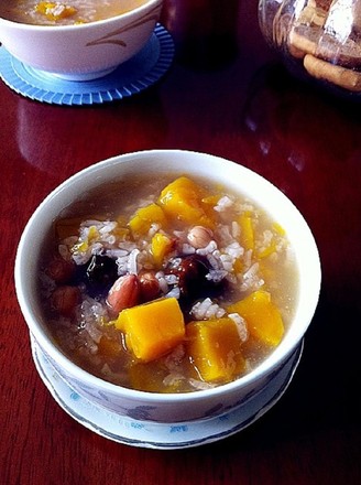 Pumpkin Candied Glutinous Rice Porridge recipe
