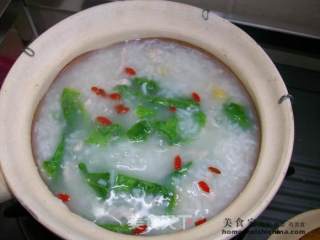 The Fragrance of The Baby's Food @@热呵呵的~~ Lettuce Ginger Porridge recipe