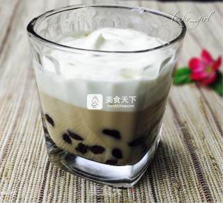 Milk Cover Pearl Milk Tea-completely Homemade recipe
