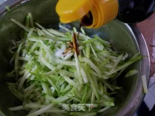 Cucumber Tossed with Noodles recipe