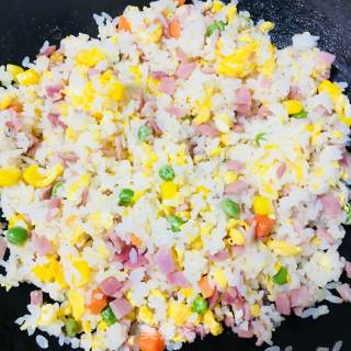 Fried Rice with Bacon and Egg recipe