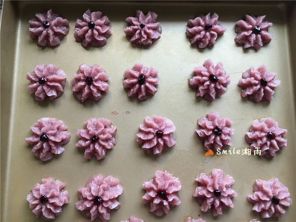 Purple Flower Cookies recipe