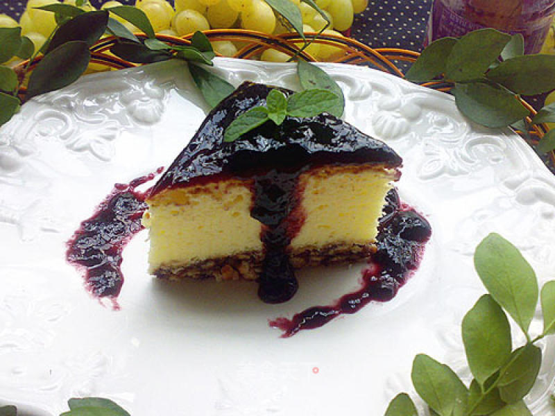 Cheesecake with Mulberry Sauce recipe