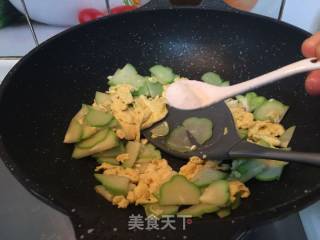 #trust之美#chayote Scrambled Eggs recipe