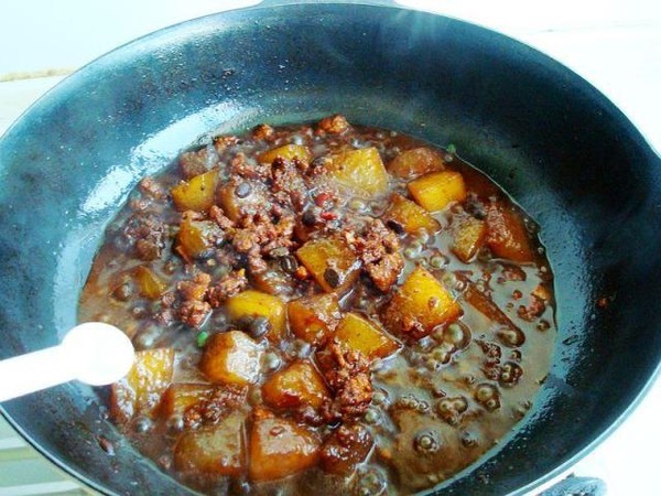Braised Winter Melon with Tempeh recipe