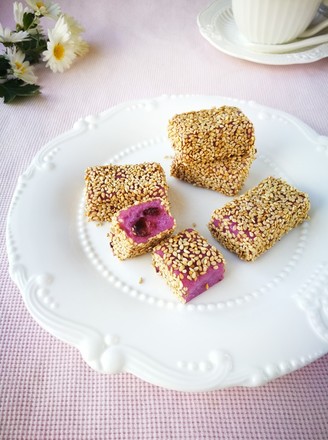 Purple Sweet Potato Sesame Cake recipe