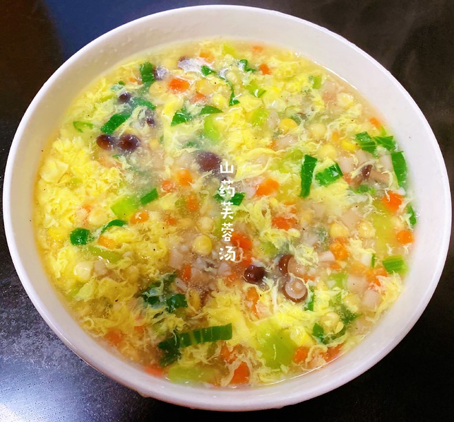Oil-free Refreshing Version-yam Furong Soup recipe