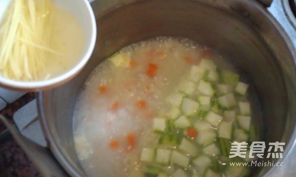 Crab Vermicelli Melon Porridge recipe