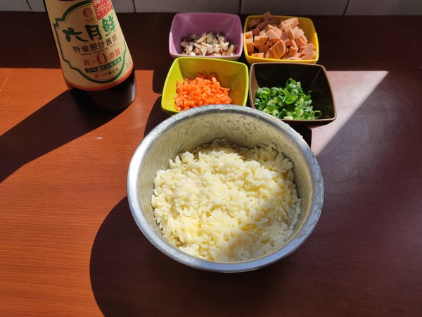 Colorful Egg Fried Rice recipe