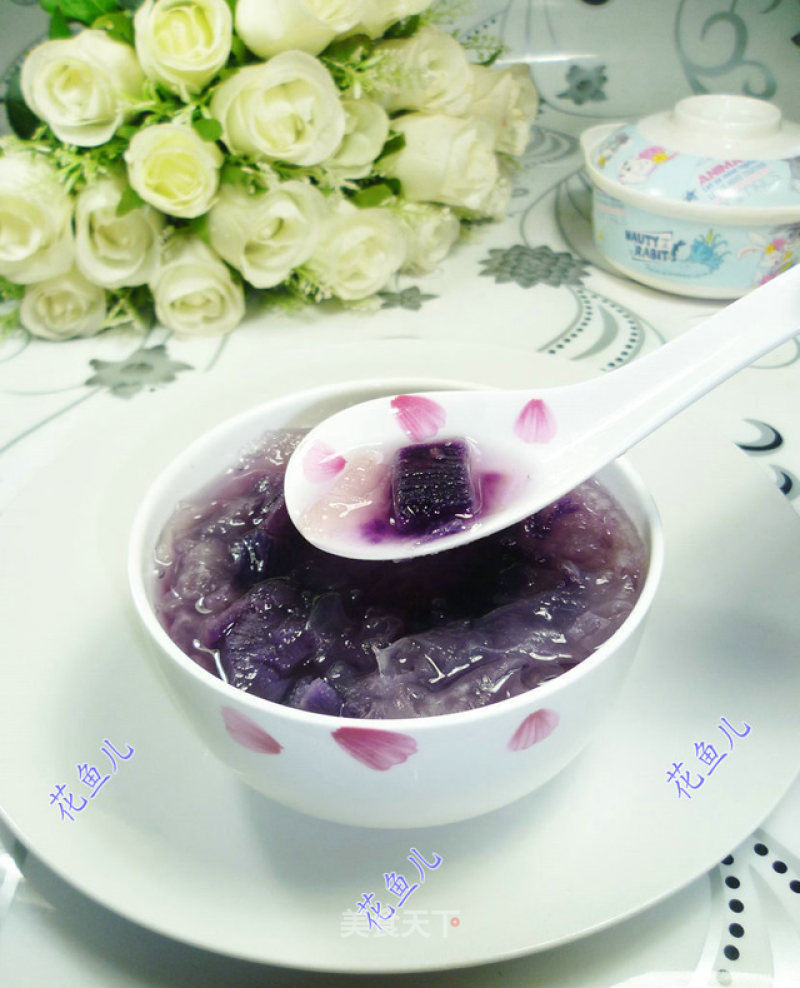Purple Sweet Potato Tremella recipe