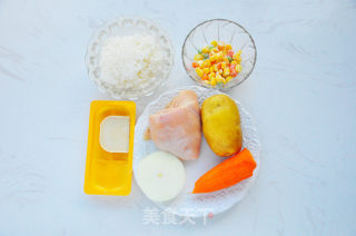 Milk Stewed Shell Rice recipe