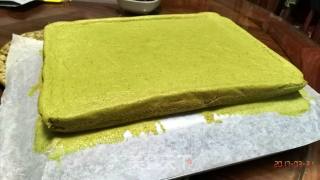 Matcha Red Bean Swiss Roll (reference Size: 1 Piece) recipe