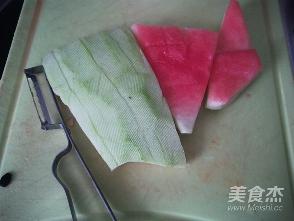 Cold Watermelon Peel recipe