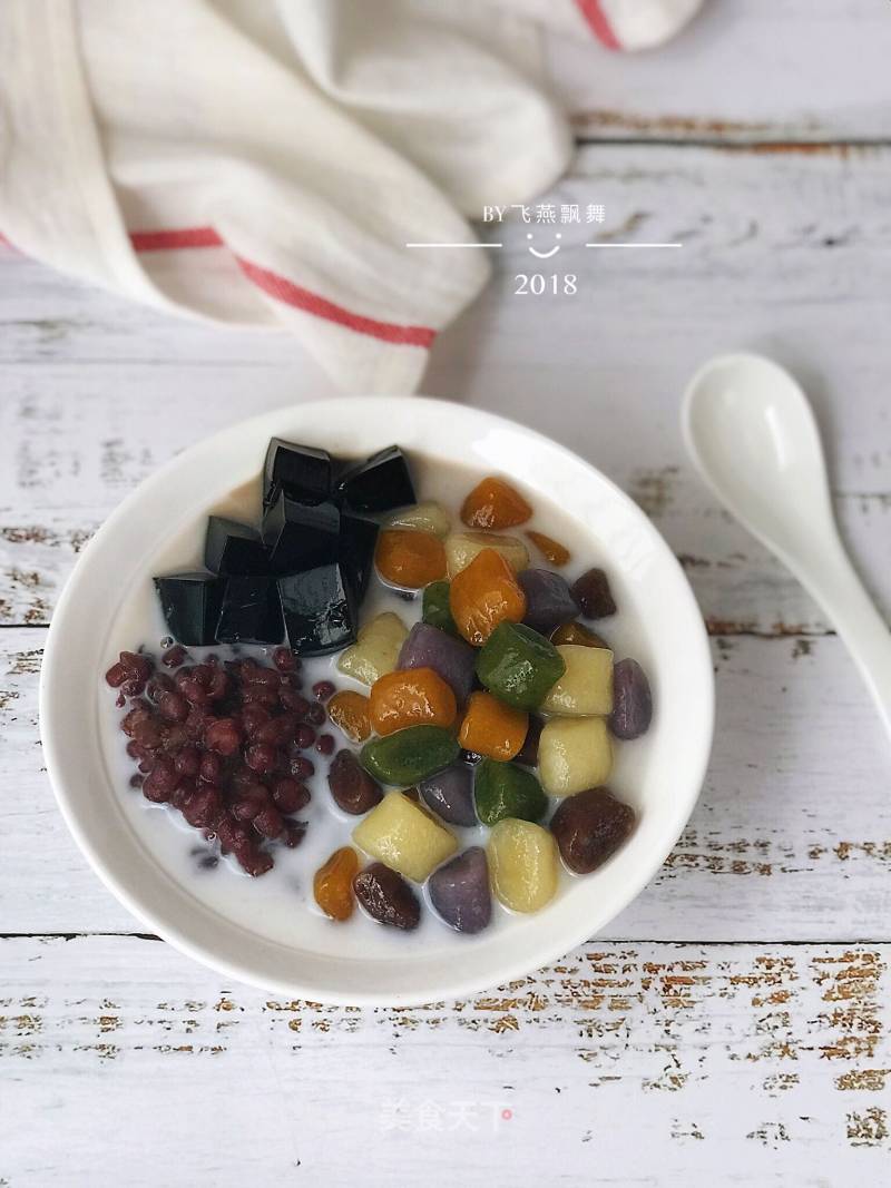 Potato Color Taro Balls recipe