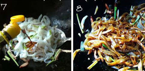 Stir-fried Hor Fun with Barbecued Pork recipe