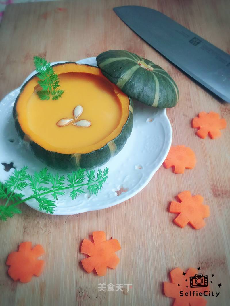 Pumpkin Sweet Potato Coconut Sago recipe