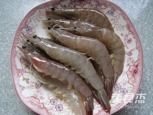 Golden and Silver Garlic Open Back Shrimp recipe