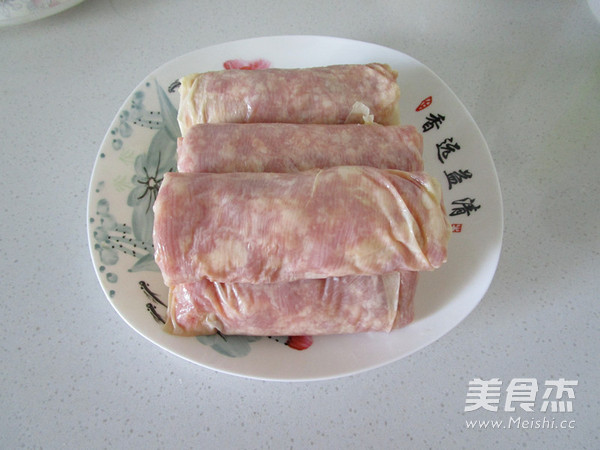 Tofu Cloth Meat Rolls recipe