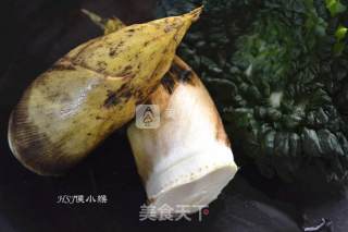 Braised Winter Bamboo Shoots with Takoyaki recipe