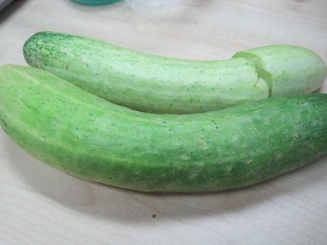 Chilled Cucumber Strips recipe