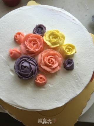 Purple Flower Birthday Cake recipe