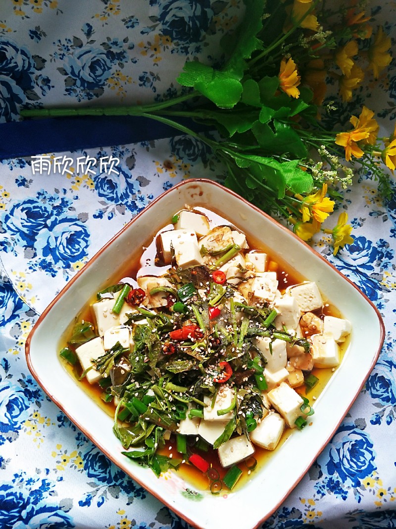 Tofu with Chun Sprouts recipe