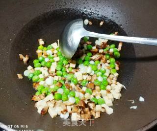 Oatmeal with Green Beans and Shiitake Mushrooms recipe